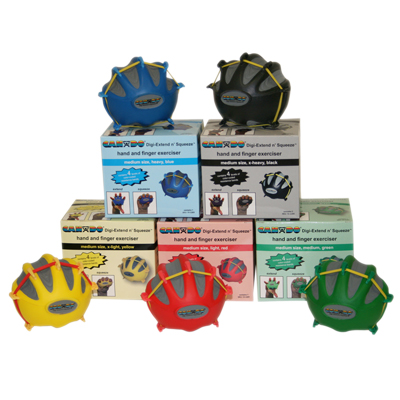 CanDo Digi-Extend n' Squeeze Hand Exerciser - Small - 5-piece set