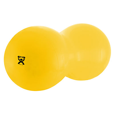CanDo Inflatable Exercise Saddle Roll-Amarillo-40 cm Dia x 90 cm L